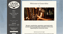Desktop Screenshot of crane-alley.com